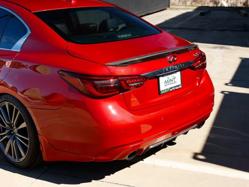 Used 2018 INFINITI Q50 Red Sport 400 w/ Sensory Package (Sport) image 52