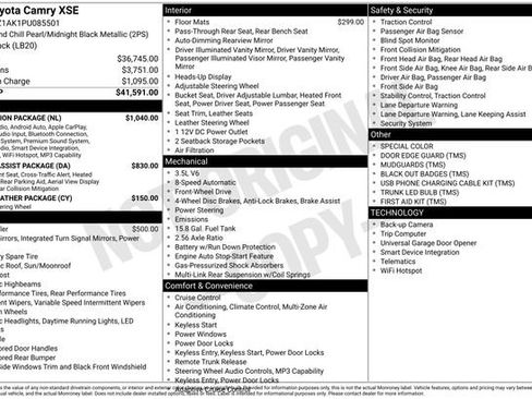 Used 2023 Toyota Camry XSE w/ Navigation Package FWD image 39