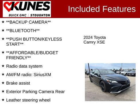 Used 2024 Toyota Camry XSE FWD image 2