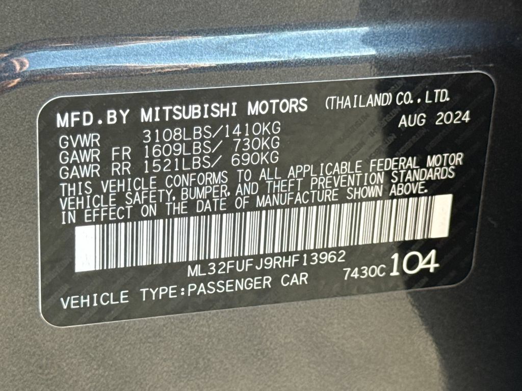 Used 2024 Mitsubishi Mirage G4 Black Edition FWD image 26