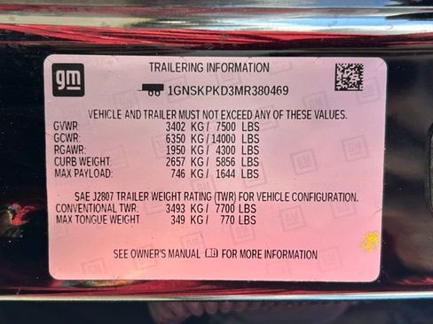 Used 2021 Chevrolet Tahoe Z71 image 16