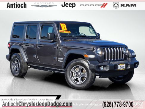 Certified 2018 Jeep Wrangler Unlimited Sport S image 1
