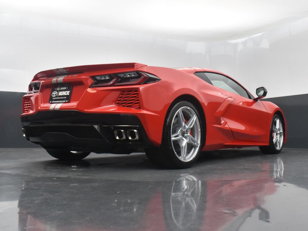 Used 2023 Chevrolet Corvette Stingray Coupe w/ Chrome Exterior Badge Package RWD image 37
