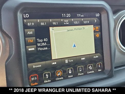 Used 2018 Jeep Wrangler Unlimited Sahara AWD/4WD image 22