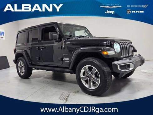 Used 2020 Jeep Wrangler Unlimited Sahara AWD/4WD image 1