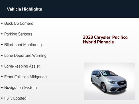 Used 2023 Chrysler Pacifica Pinnacle FWD image 5