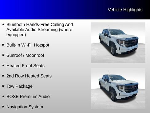 Used 2022 GMC Sierra 1500 AT4 w/ Sierra Safety Plus Package AWD/4WD image 8