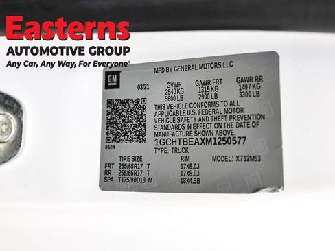 Used 2021 Chevrolet Colorado W/T w/ WT Convenience Package AWD/4WD image 36