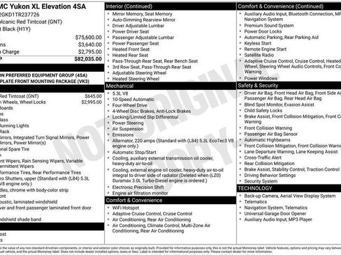 New 2026 GMC Yukon XL Elevation AWD/4WD image 5