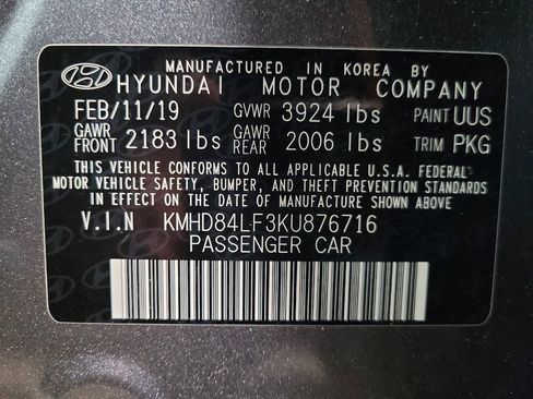 Used 2019 Hyundai Elantra Value Edition w/ Winter Weather Package FWD image 33