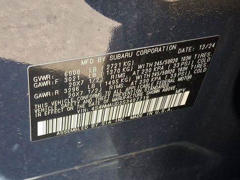 Used 2025 Subaru Ascent Touring AWD/4WD image 12