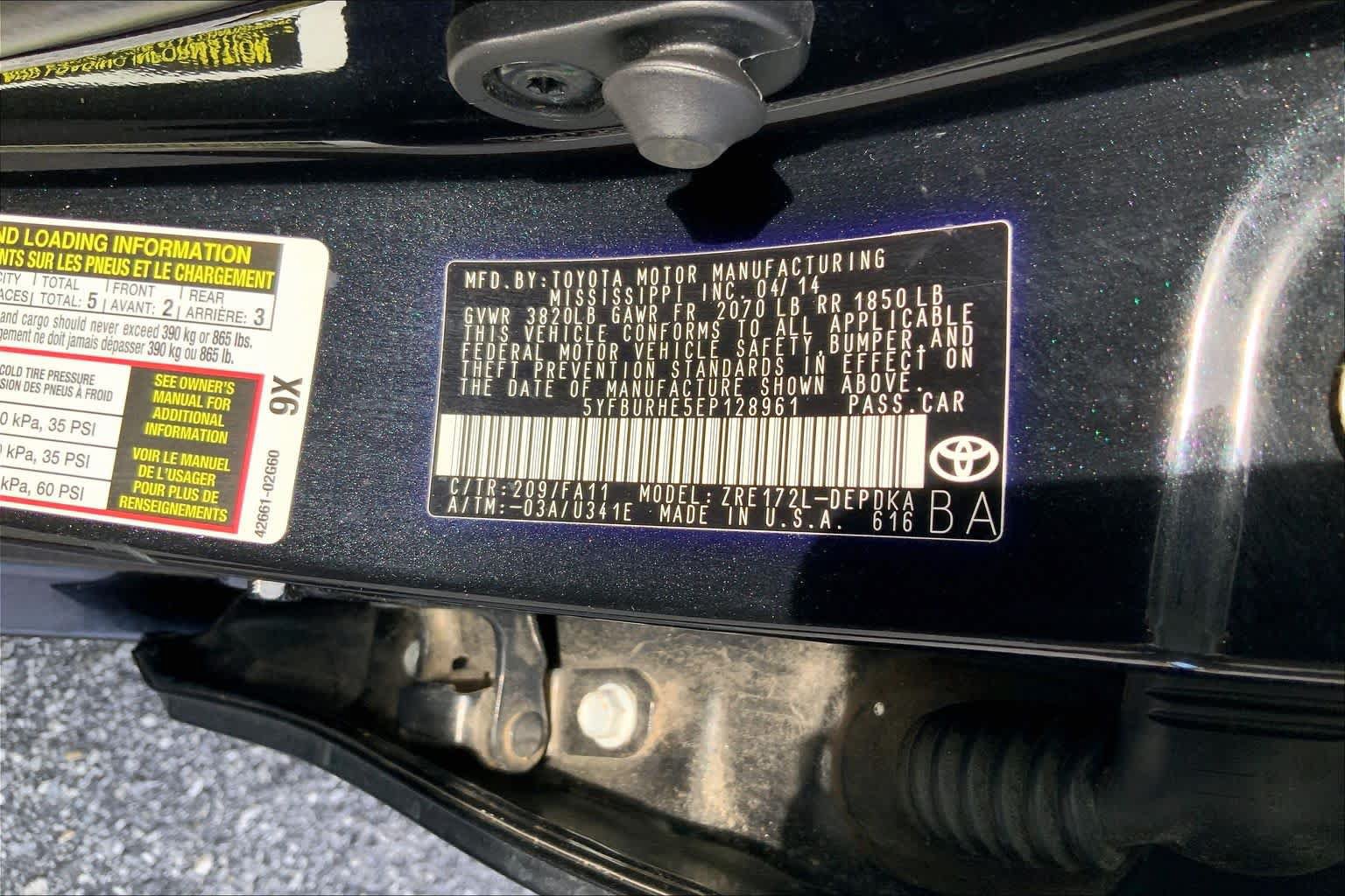 Used 2014 Toyota Corolla L FWD image 27