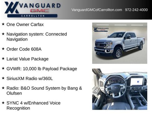 Used 2022 Ford F250 Lariat w/ Lariat Value Package image 6