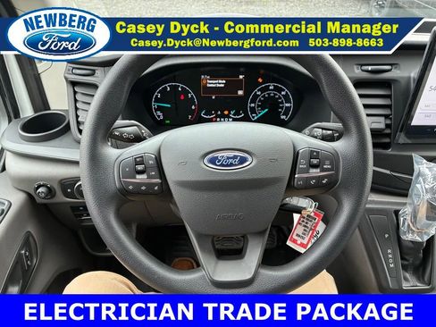 New 2025 Ford Transit 350 148 High Roof AWD w/ Electrician Trade Package image 11