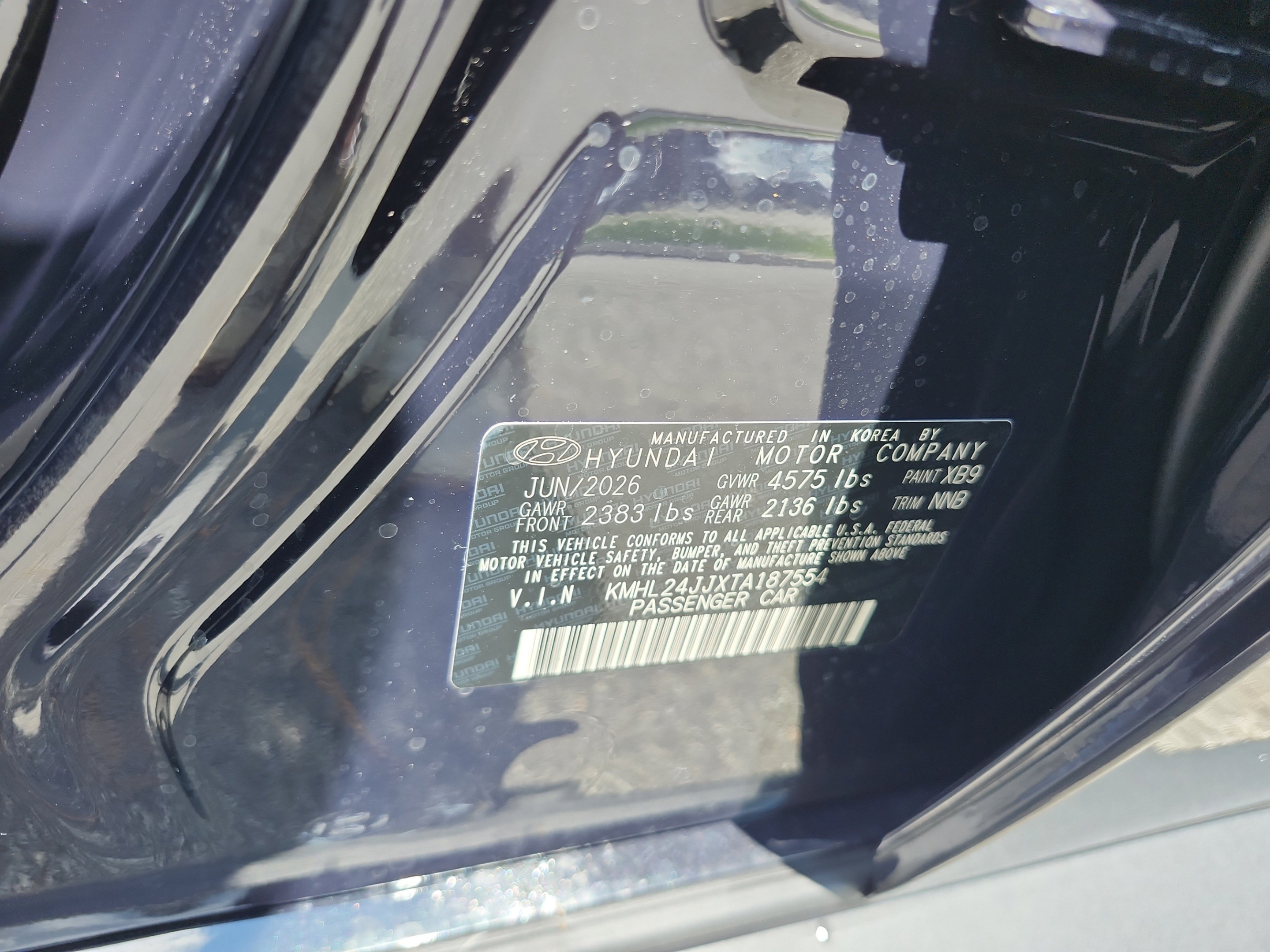 New 2026 Hyundai Sonata Blue FWD image 25