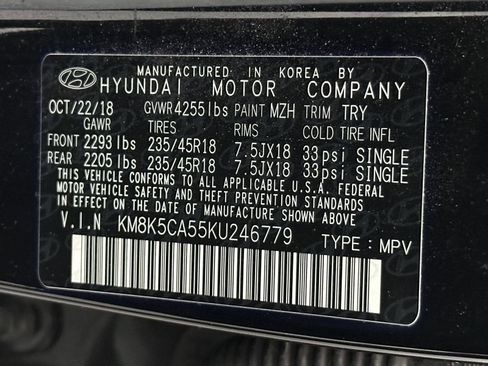 Used 2019 Hyundai Kona Ultimate image 15