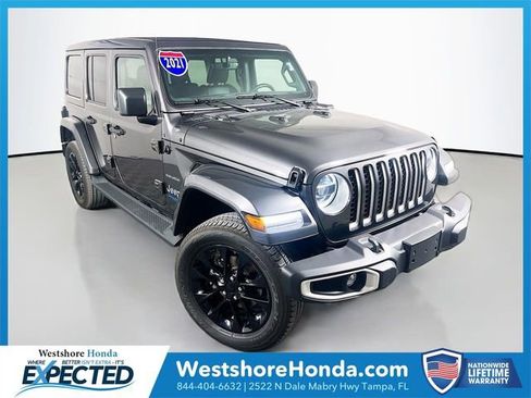 Used 2021 Jeep Wrangler Unlimited Sahara w/ Cold Weather Group image 1