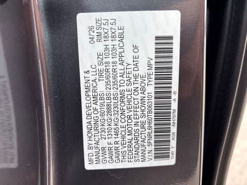 Used 2026 Honda Odyssey EX-L image 23