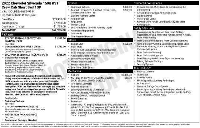 Used 2022 Chevrolet Silverado 1500 RST AWD/4WD image 6
