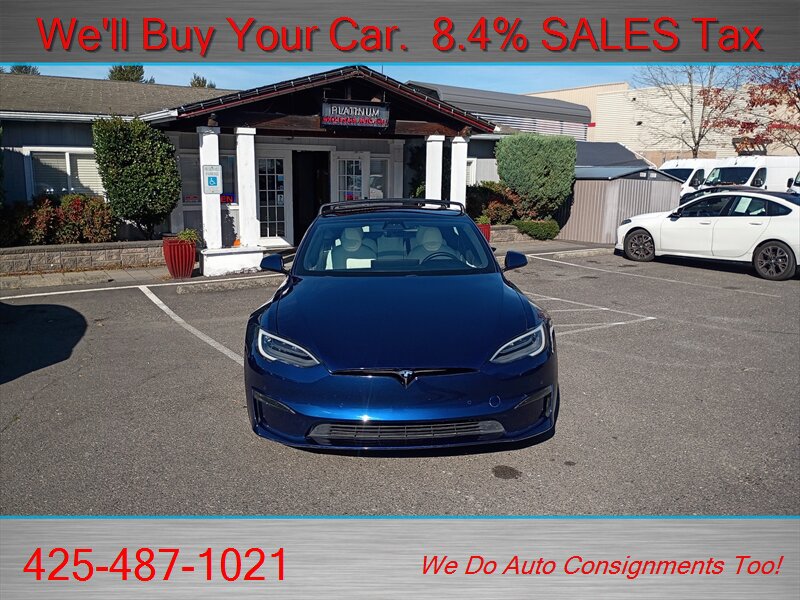 Used 2021 Tesla Model S Long Range AWD/4WD image 2