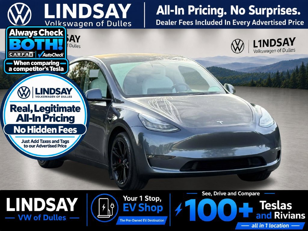 Used 2022 Tesla Model Y Long Range AWD/4WD image 1