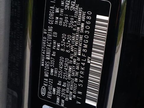 Used 2021 Kia Sorento SX FWD image 22