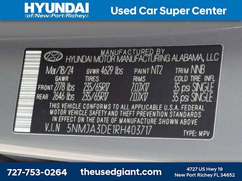 Used 2024 Hyundai Tucson SE FWD image 30