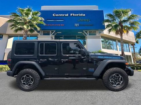 Used 2022 Jeep Wrangler Unlimited Rubicon 4xe w/ Steel Bumper Group AWD/4WD image 4