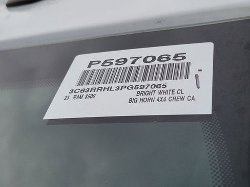 Used 2023 RAM 3500 Big Horn w/ Level 1 Equipment Group image 33