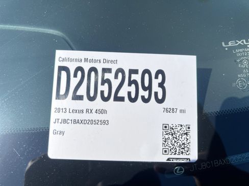 Used 2013 Lexus RX 450h AWD w/ Navigation Pkg image 19