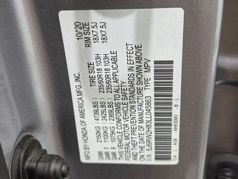 Used 2020 Honda CR-V EX-L image 22