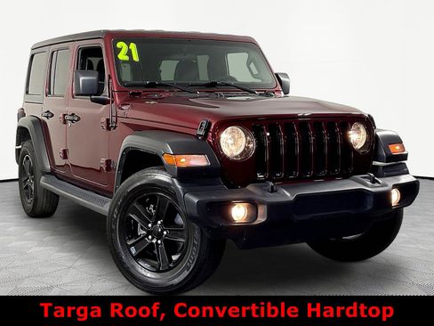 Used 2021 Jeep Wrangler Unlimited Sport AWD/4WD image 3