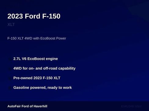 Certified 2023 Ford F150 XLT w/ Equipment Group 302A High AWD/4WD image 5