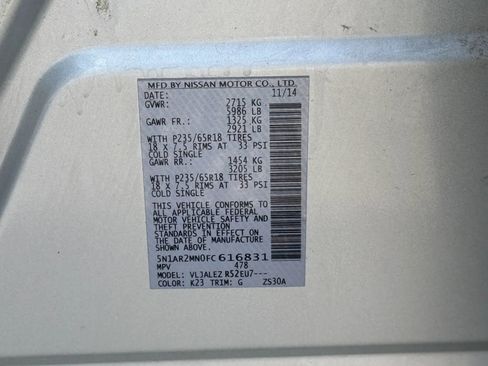 Used 2015 Nissan Pathfinder SV FWD image 32