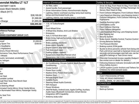 Certified 2024 Chevrolet Malibu LT image 35