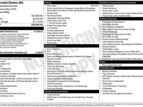Certified 2023 Hyundai Elantra SEL w/ Convenience Package FWD image 32