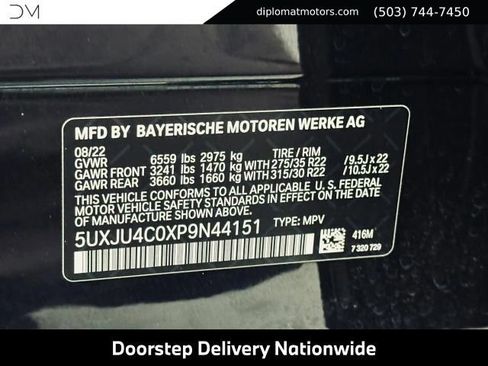 Used 2023 BMW X5 M50i w/ Executive Package AWD/4WD image 56