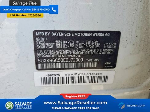 Used 2014 BMW X5 xDrive50i AWD/4WD image 17