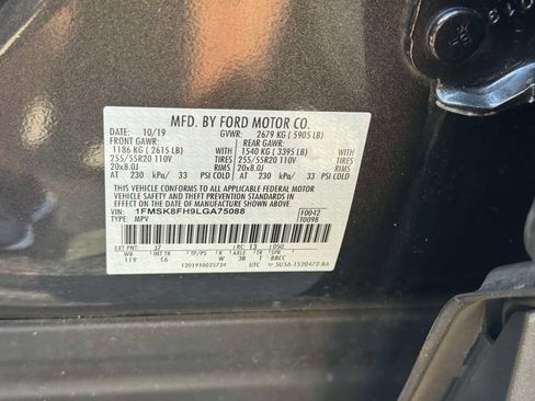 Used 2020 Ford Explorer Limited AWD/4WD image 18