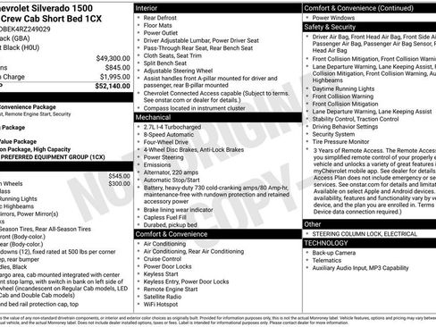 Used 2024 Chevrolet Silverado 1500 Custom AWD/4WD image 5