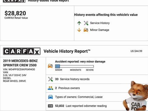 Used 2019 Mercedes-Benz Sprinter 144 Cargo image 19