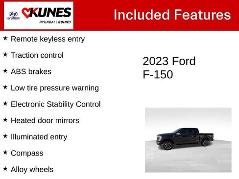 Used 2023 Ford F150 XLT w/ Equipment Group 302A High AWD/4WD image 2