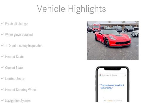 Used 2016 Chevrolet Corvette Z06 w/ 3LZ Preferred Equipment Group image 6