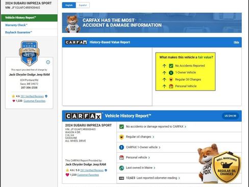 Used 2024 Subaru Impreza 2.0i Sport image 10