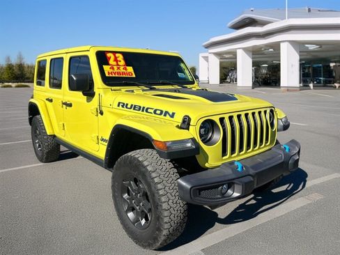 Used 2023 Jeep Wrangler Unlimited Rubicon 4xe AWD/4WD image 1