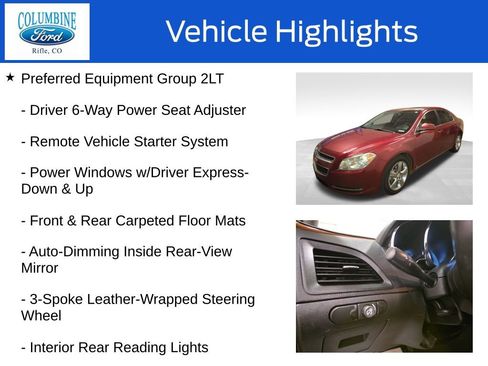 Used 2010 Chevrolet Malibu LT w/ Premium Mat Package image 4