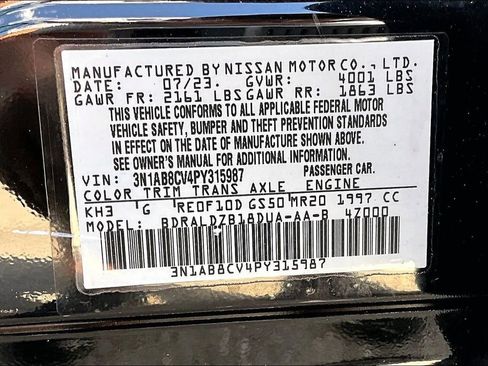 Used 2023 Nissan Sentra SV FWD image 36