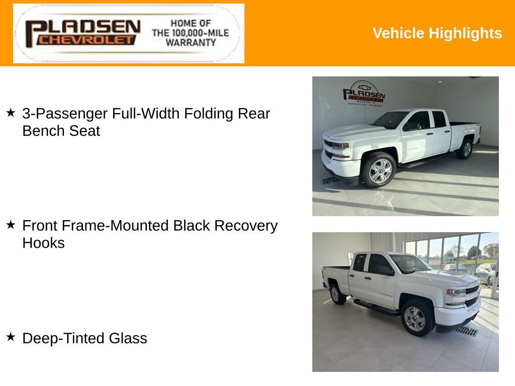 Used 2017 Chevrolet Silverado 1500 Custom w/ Custom Convenience Package AWD/4WD image 25