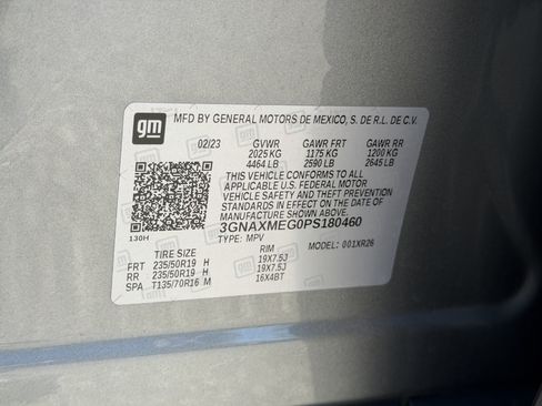 Used 2023 Chevrolet Equinox RS w/ RS Leather Package FWD image 34