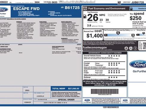 Used 2018 Ford Escape SE FWD image 17